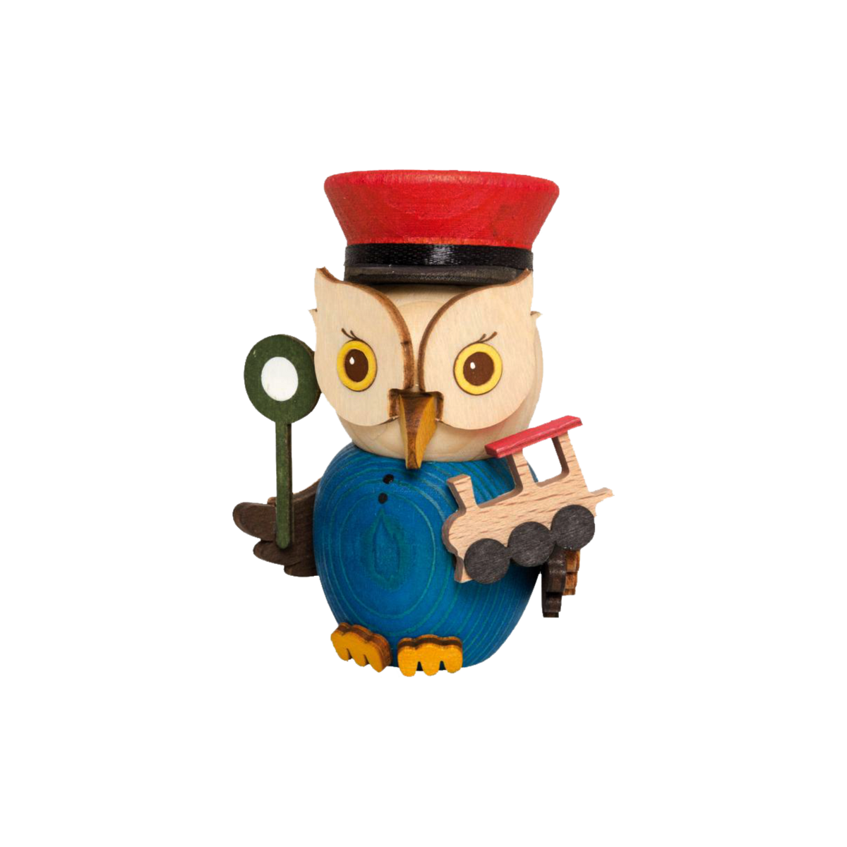 Mini Eule Eisenbahner – Original Crottendorfer Mini Eule Eisenbahner – Original Crottendorfer