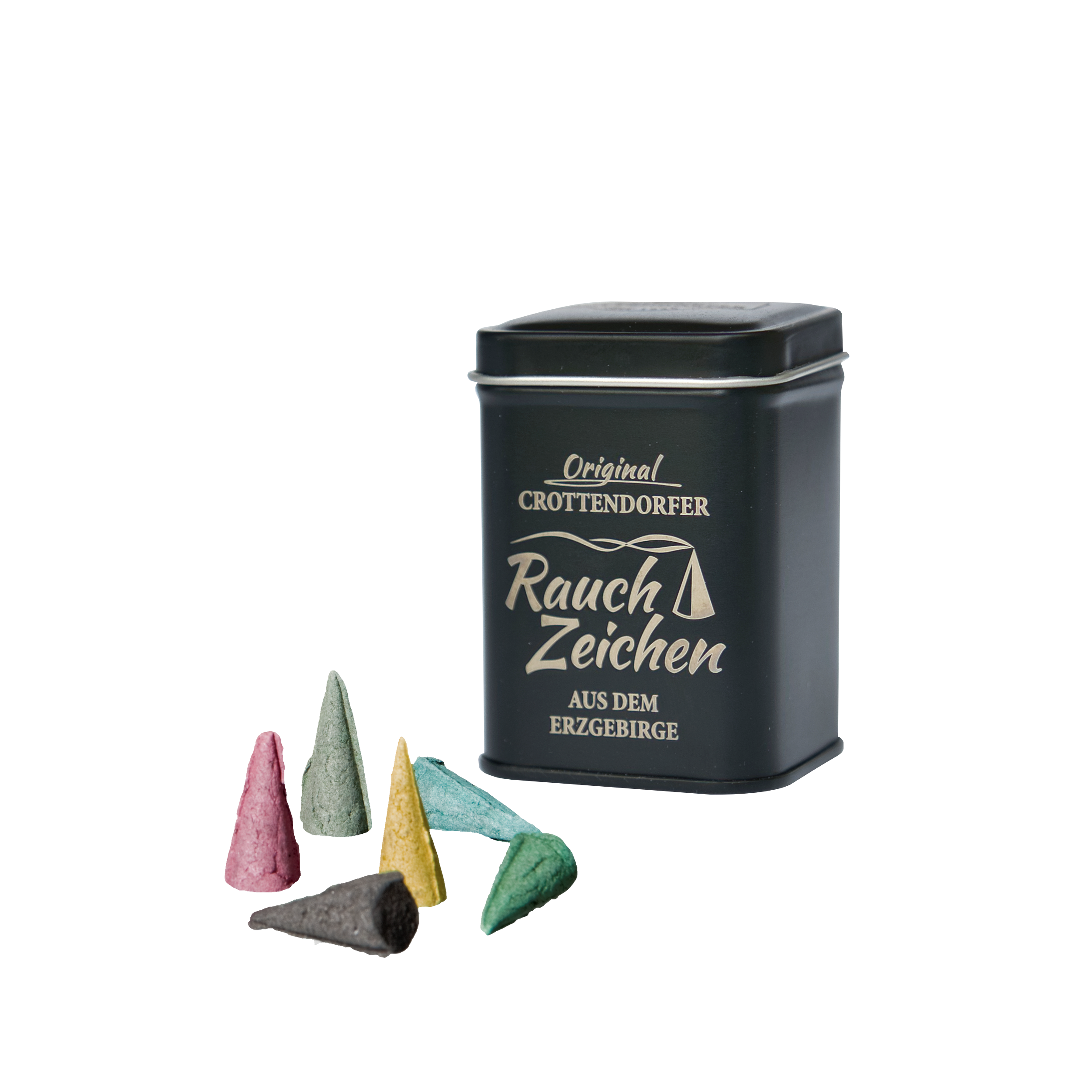 Blechdose quadratisch schwarz