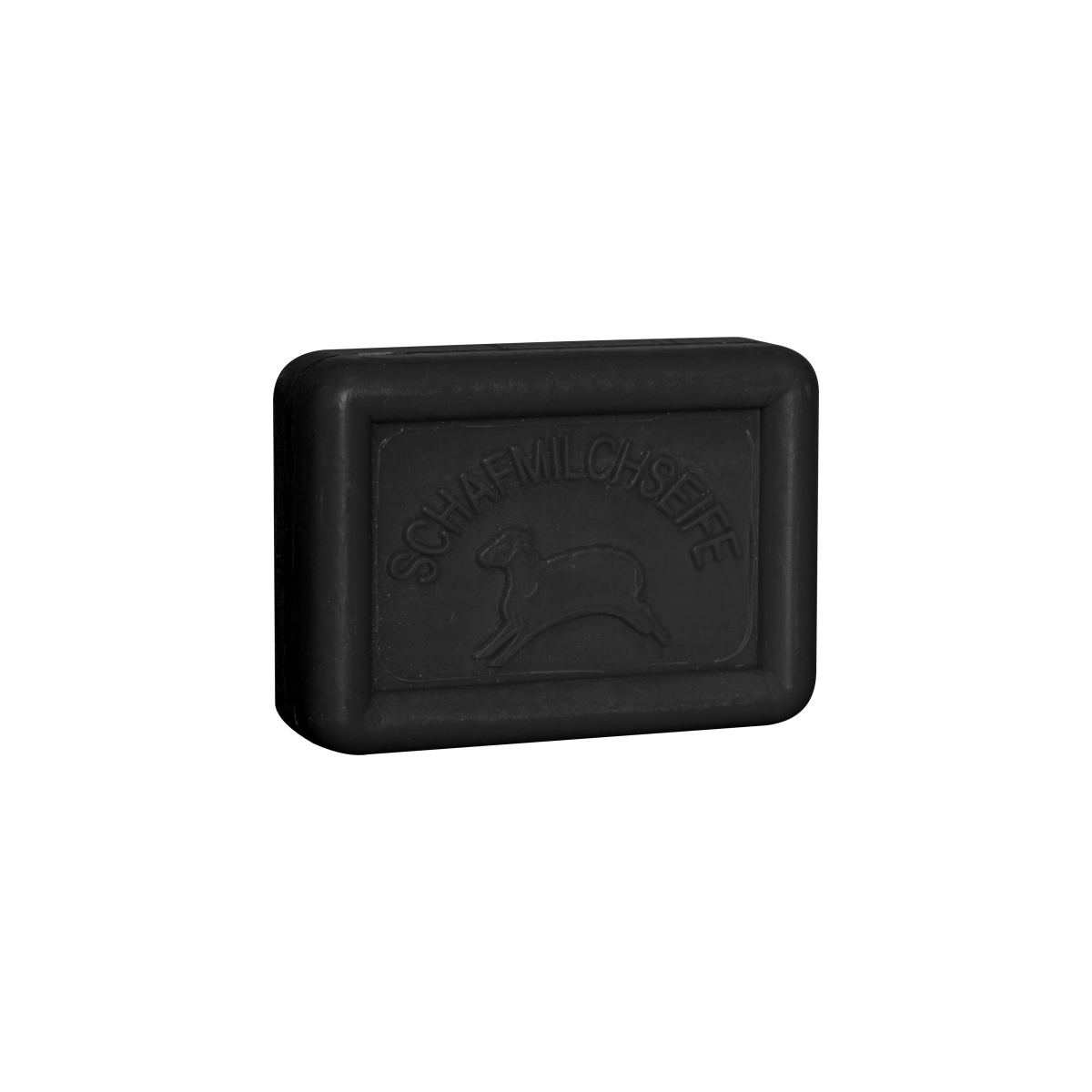 Die rechteckige Schafmilchseife Patchouli von Ovis ist mit dem Schriftzug „SCHAFMILCHSEIFE“ und einem Schafs-Umriss geprägt. Diese hautpflegende Seife mit glatten Kanten bietet ein sanftes Reinigungserlebnis.