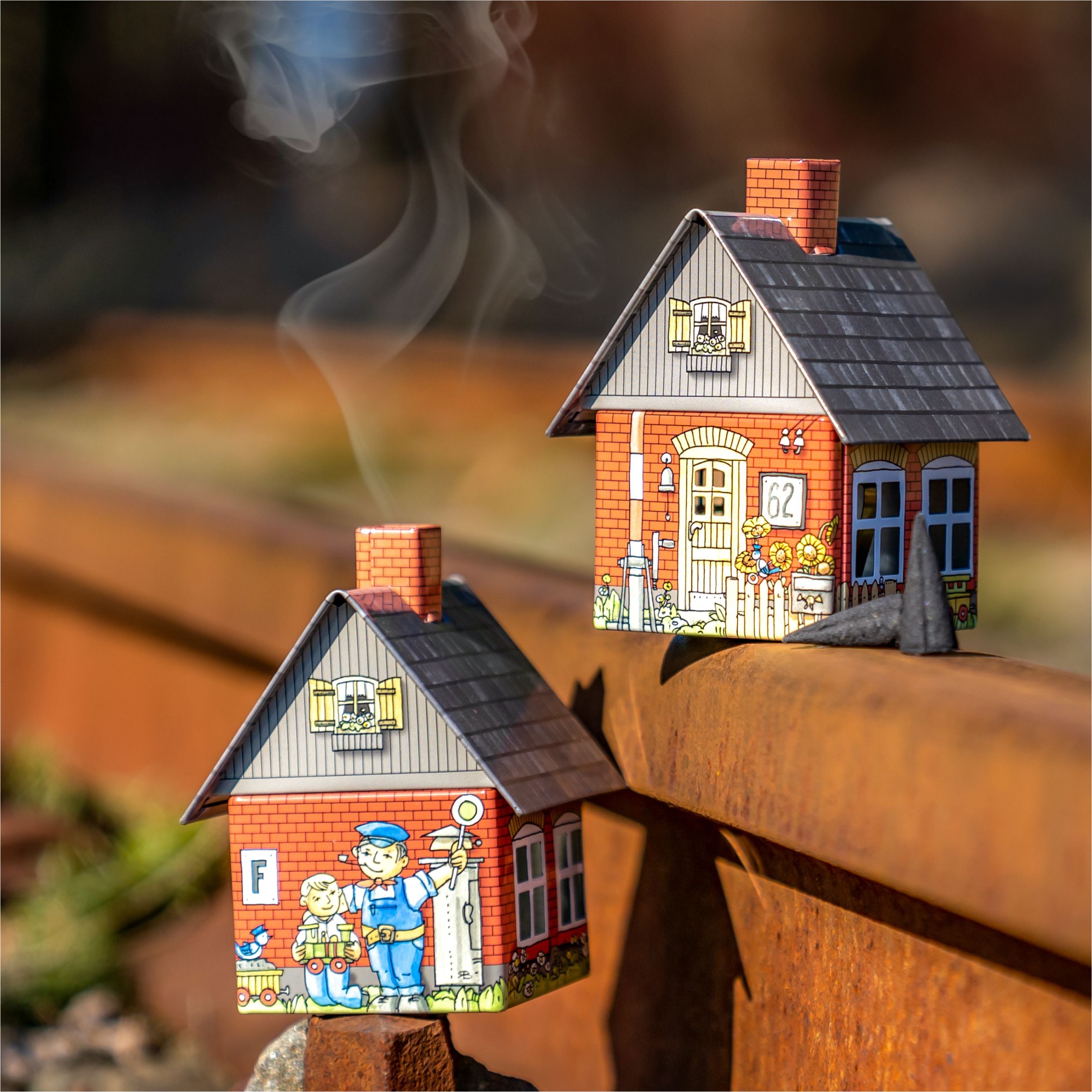 Räucherhäuschen Eisenbahn