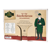 Der „Räucherkerzen Adventskalender – Querformat“ von Original Crottendorfer Räucherkerzen zeigt einen Mann im grünen Mantel mit Pfeife und lädt Familien ein, 24 einzigartige Düfte zu genießen, die Ihr Zuhause täglich mit festlicher Freude erfüllen.