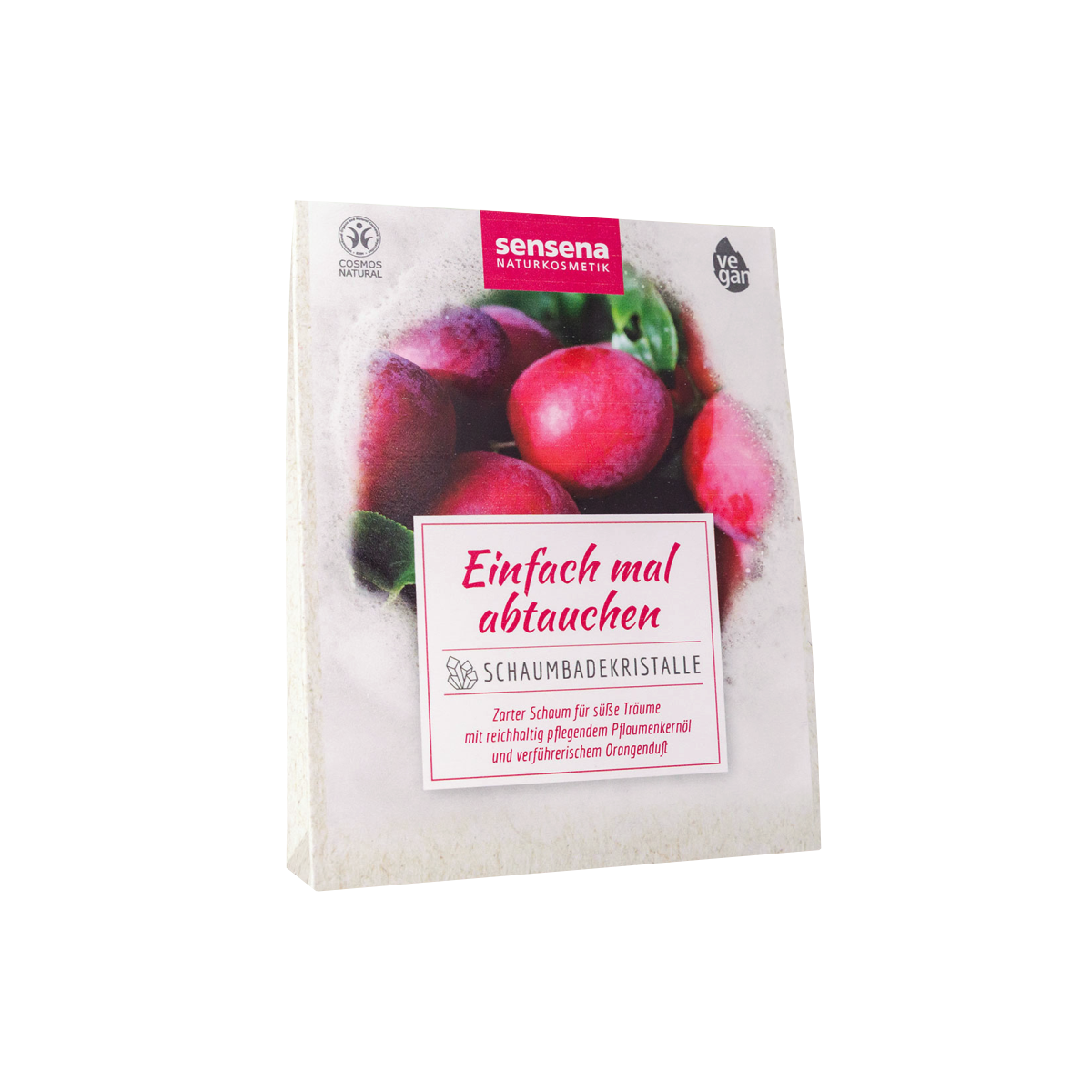 Eine Packung der Candle Factory Schaumbadekristalle 