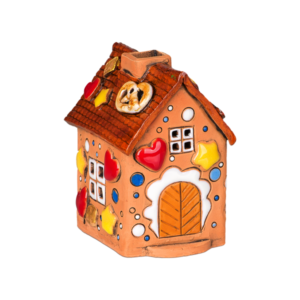 Räucherhaus Keramik Lebkuchenhaus