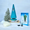 Ziegenbein Addi Advent arrangiert mit 1 Packung Räucherkerzen Wintertraum, Dekomütze, -schnee & -schlitten